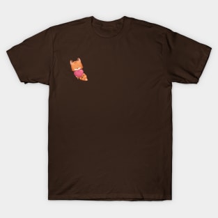 Fox Hugging a Big Heart T-Shirt